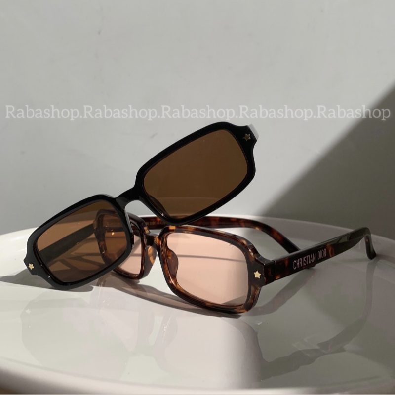 عینک ترند مستطیلی کریستین دیور-کد 393